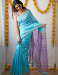Firozi Butti Banarasi Saree