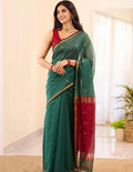 Rama Butti Banarasi Saree