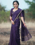 Wine Butti Banarasi Saree