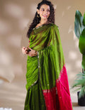 Mehndi Butti Banarasi Saree