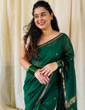 Green Butti Banarasi Saree
