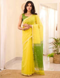 Lemon Butti Banarasi Saree