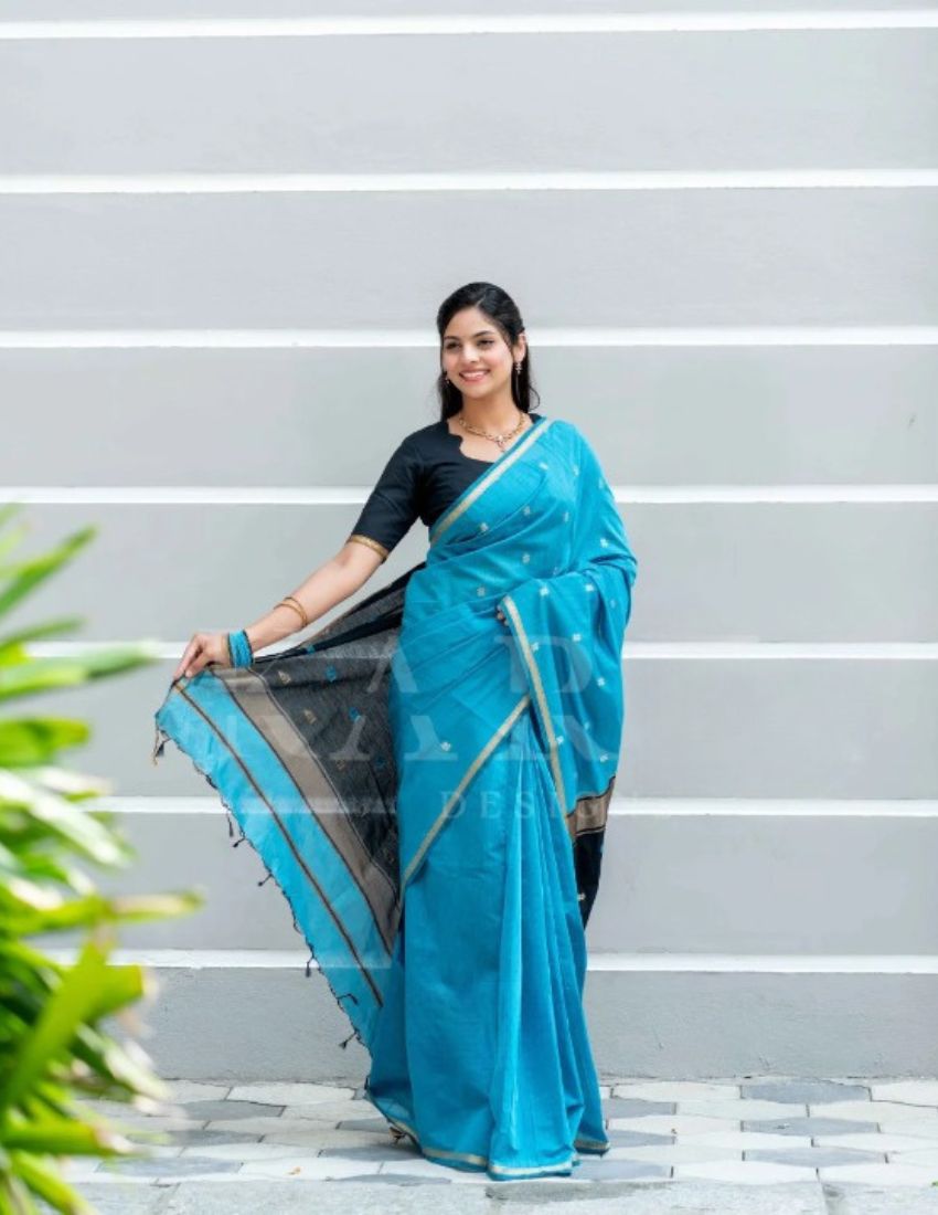 Firozi Butti Banarasi Saree