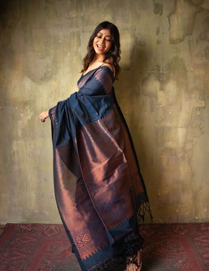 Morpich Heritage Border Saree