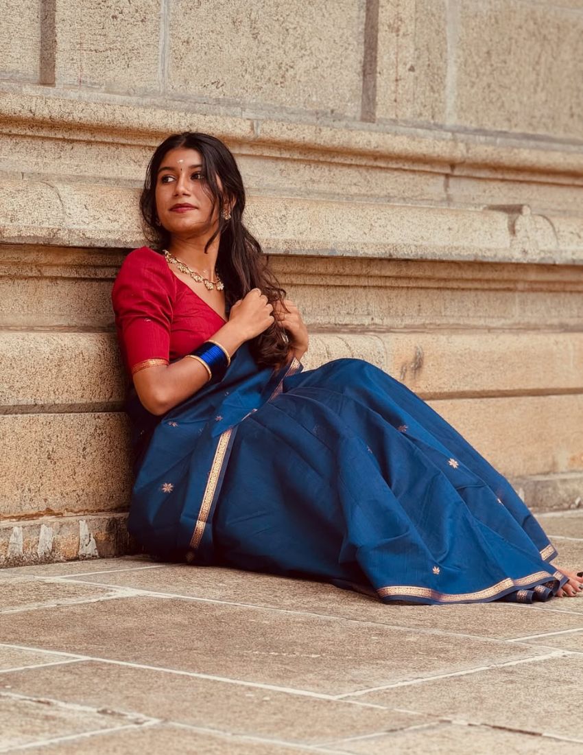 Morpitch Butti Banarasi Saree