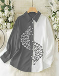 Dual Tone Casual Shirts - Grey